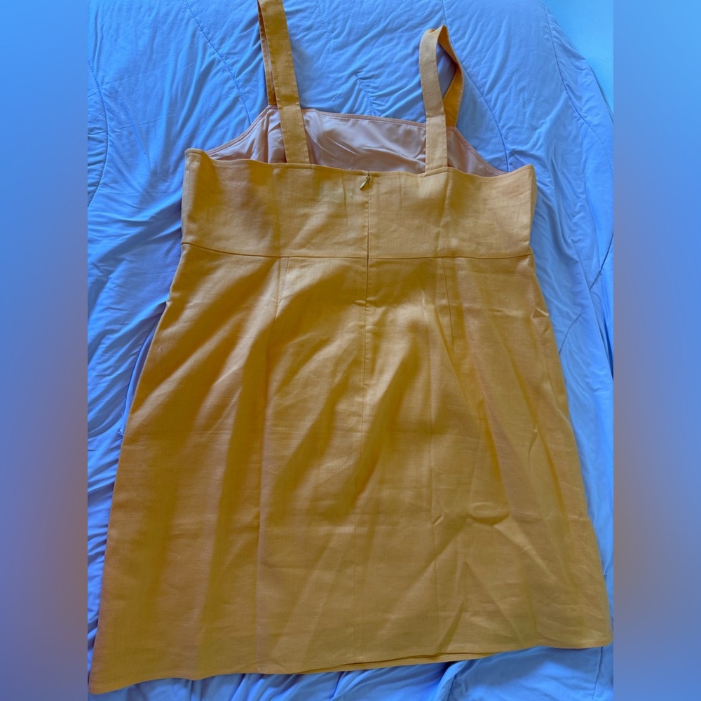 J. Crew Peach Orange Sleeveless Dress - Picture 3 of 3